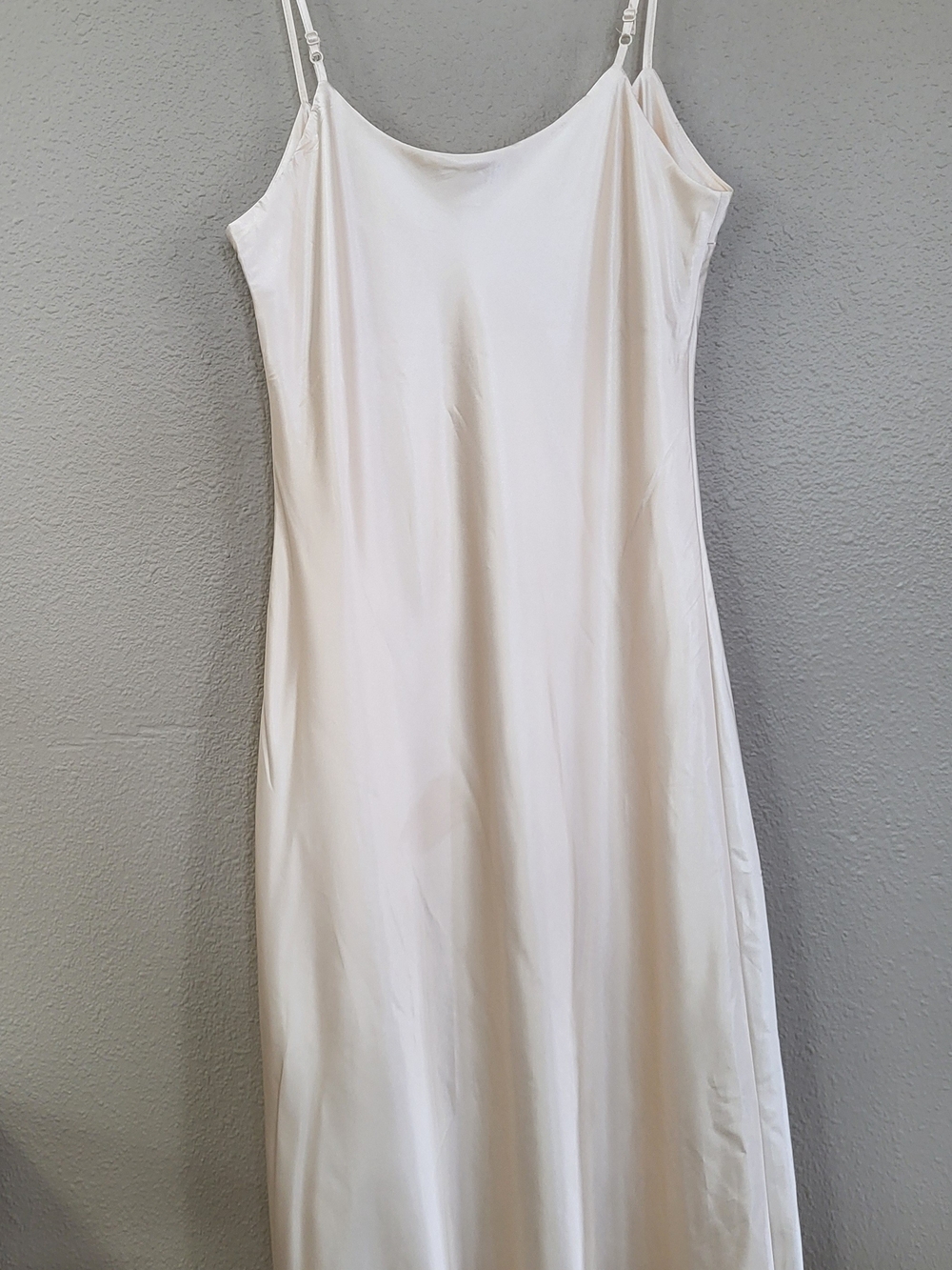 Thirty Thirty LA Classic Ivory Slip Dress with Adjustable Straps